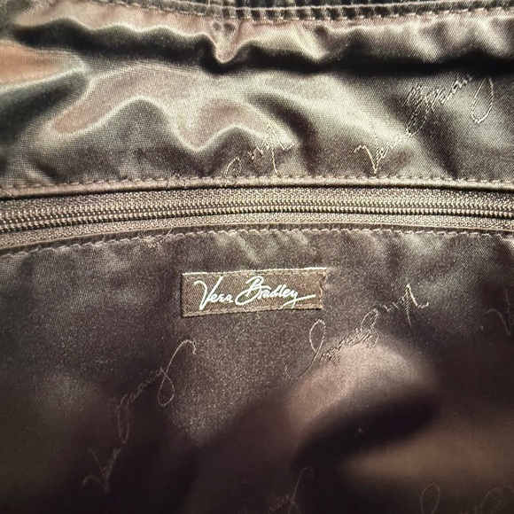 Vera Bradley Quilted Solid Brown Tote Bag/ Perfect size and rare solid color - Picture 8 of 8